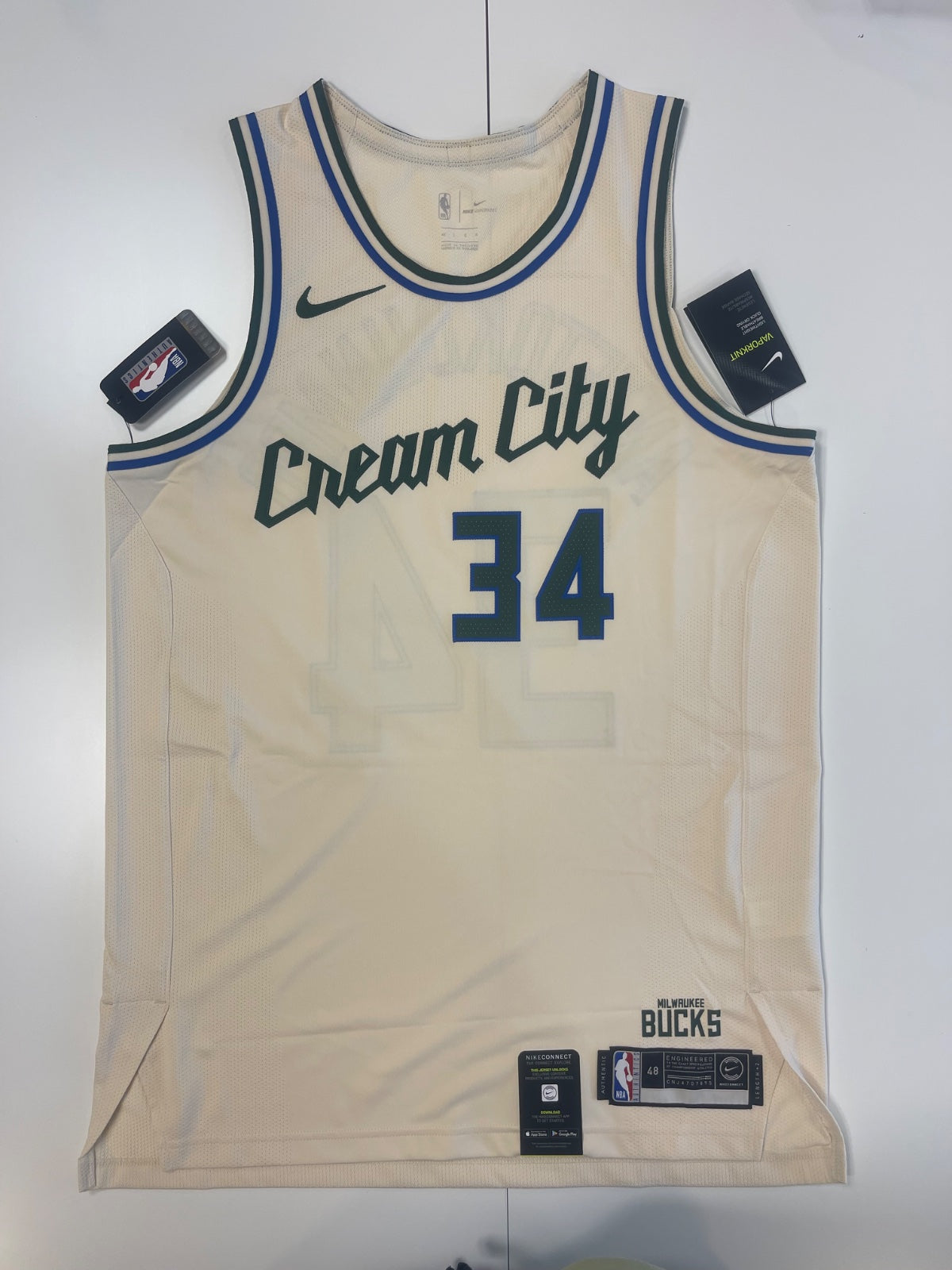 Nike Vaporknit Authentic City Edition Giannis Antetokounmpo Signed Jersey