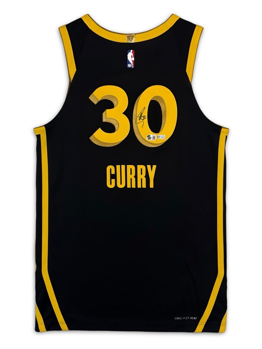 Nike ADV Authentic City Edition Stephen Curry Signed Jersey
