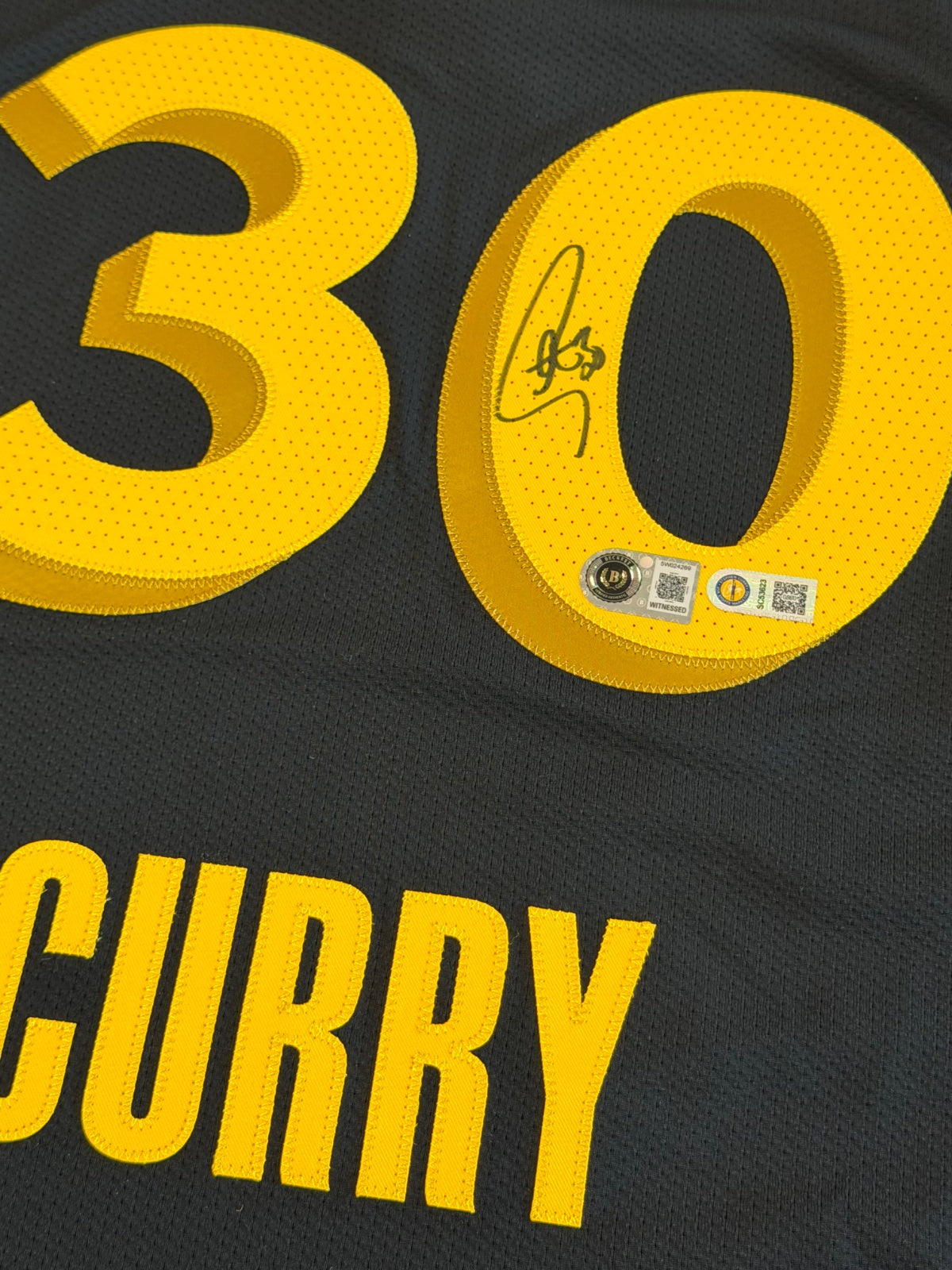 Nike ADV Authentic City Edition Stephen Curry Signed Jersey