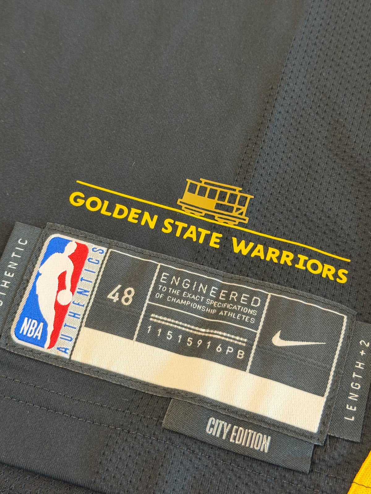 Nike ADV Authentic City Edition Stephen Curry Signed Jersey