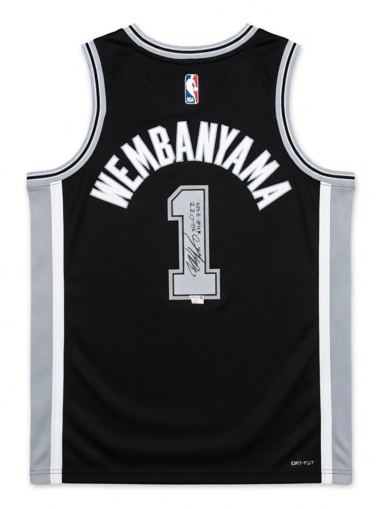 Nike Swingman Icon Edition Victor Wembanyama Signed Jersey