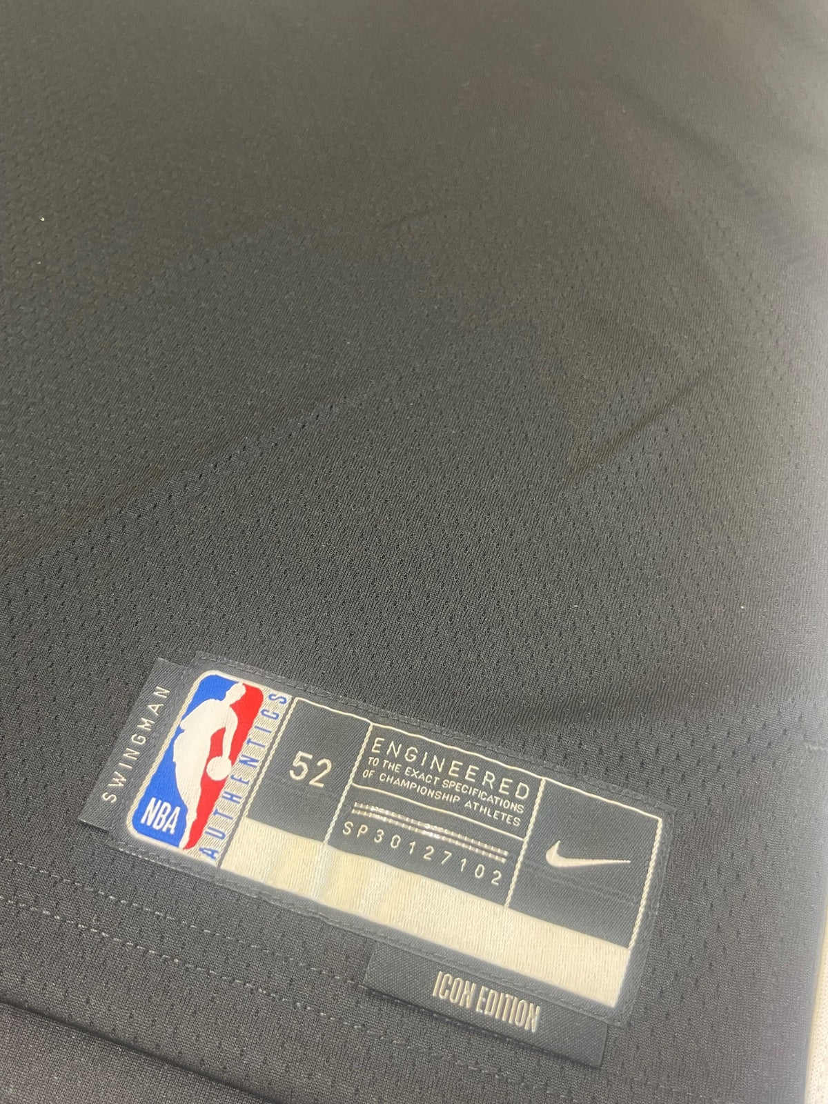 Nike Swingman Icon Edition Victor Wembanyama Signed Jersey