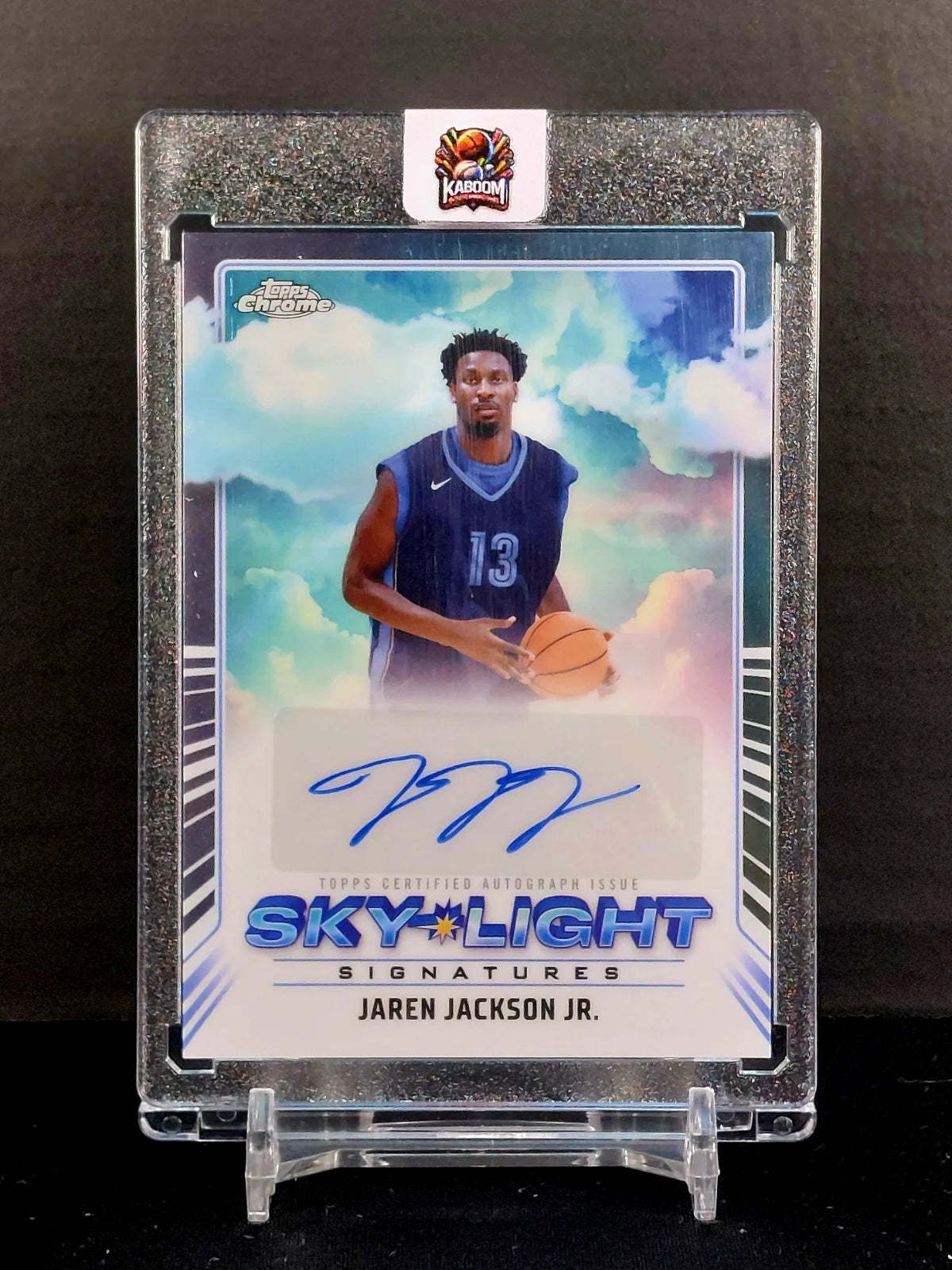JAREN JACKSON JR (AU) #SLS-JJJ - 2024-25 Topps Chrome Basketball, Sky-Light Signatures