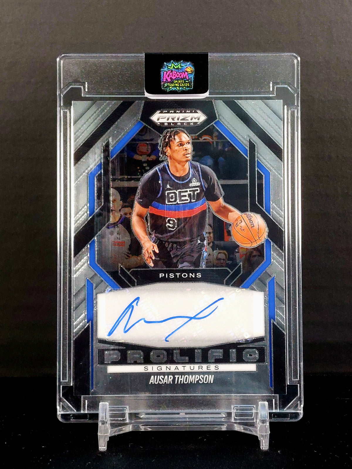 AUSAR THOMPSON (AU) #PS-ASR - 2024-25 Panini Prizm Black, Prolific Signatures