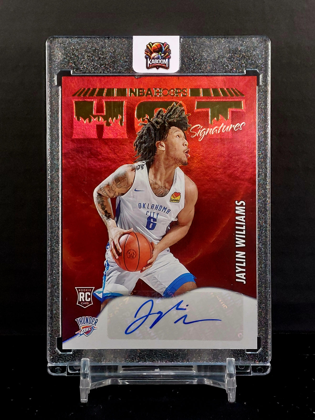 JAYLIN WILLIAMS (RC, AU) #HSR-JYW - 2022-23 Hoops Basketball, Hot Signatures Rookies