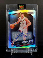 NIKOLA JOVIĆ (AU) #194 - 2024-25 Panini Prizm Black, Silver Prizm Autographs