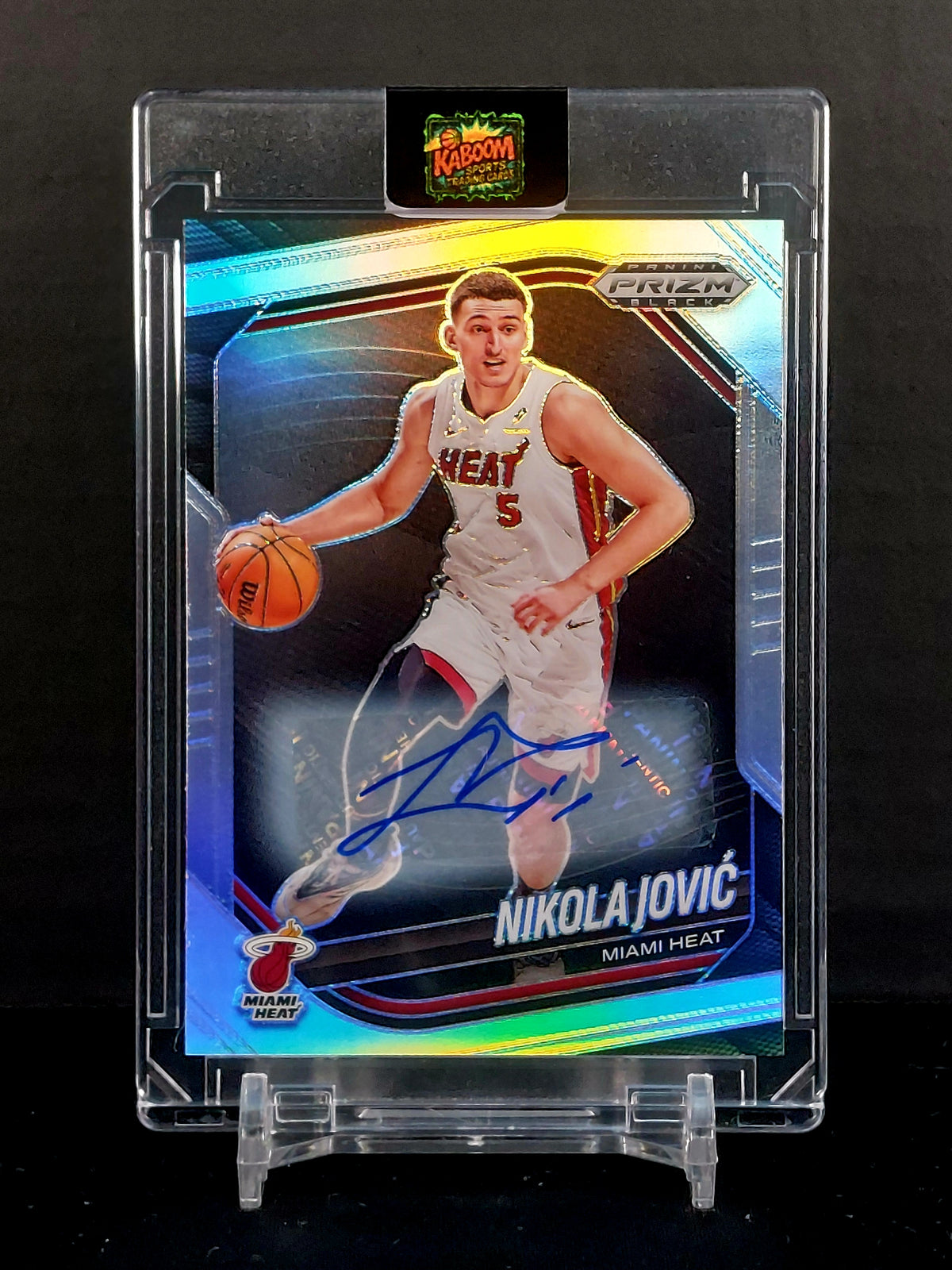 NIKOLA JOVIĆ (AU) #194 - 2024-25 Panini Prizm Black, Silver Prizm Autographs