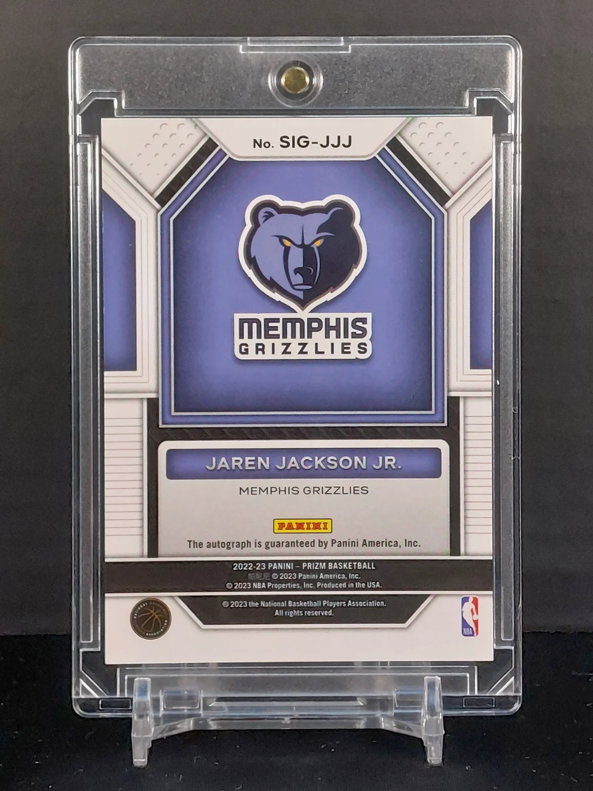 JAREN JACKSON JR (AU) #SIG-JJJ - 2022-23 Panini Prizm, Signatures