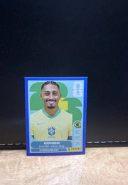 Panini FIFA World Cup 2026 Sticker BRA19 Raphinha Blue Parallel