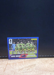 Panini FIFA World Cup 2026 Sticker AUS 13 We Are Australia Team Blue Parallel US Edition