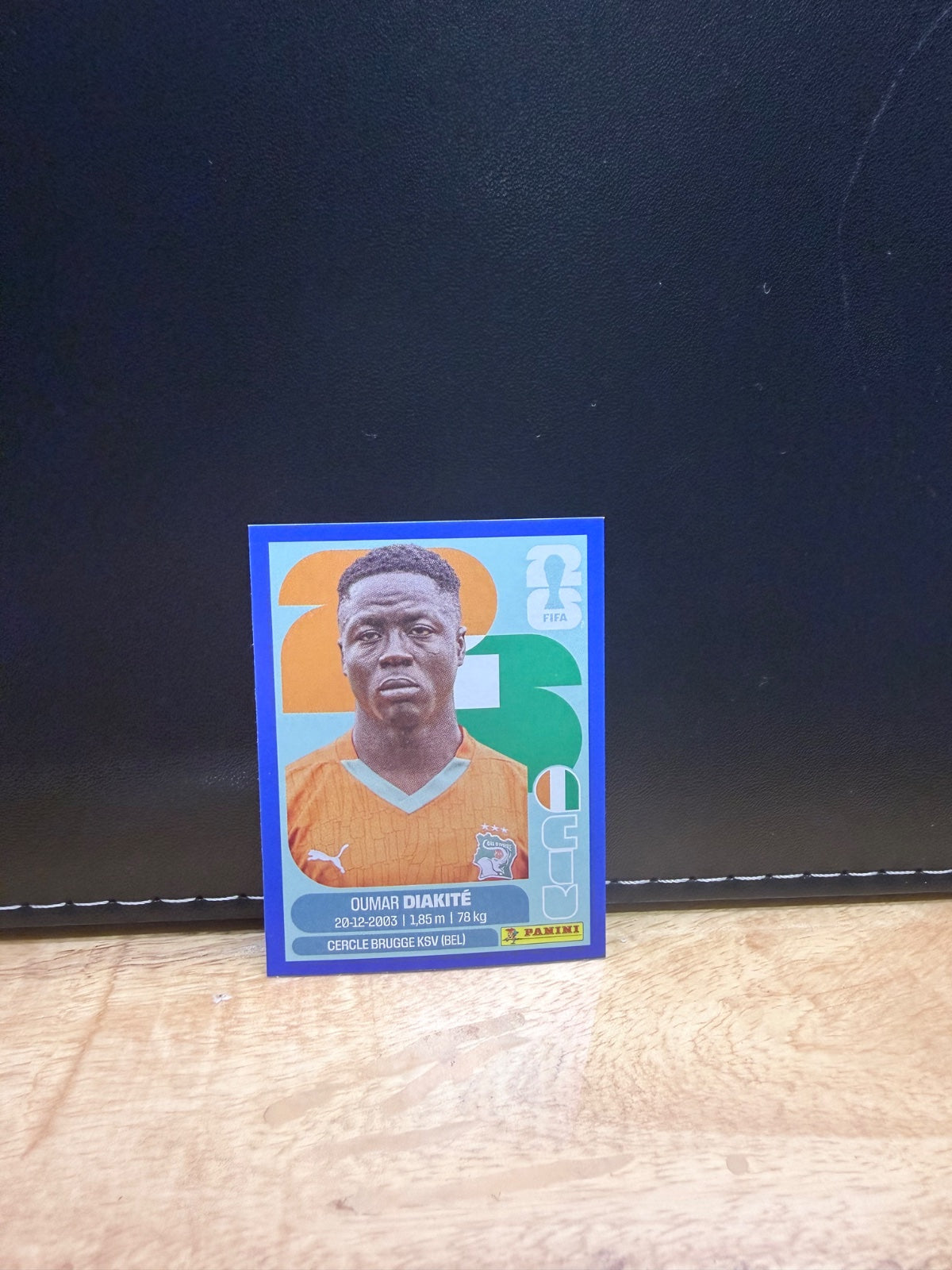 Panini FIFA World Cup 2026 Sticker CIV 20 Oumar Diakite Blue Parallel US Edition