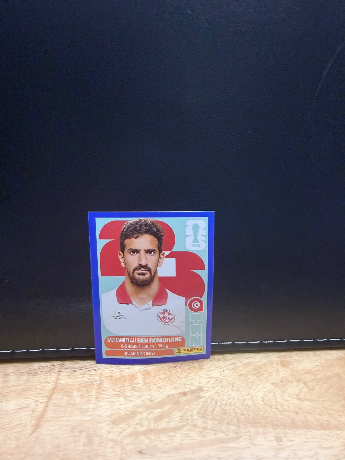 Panini FIFA World Cup 2026 Sticker TUN 12 Mohamed Ali Ben Romdhane Blue Parallel US Edition