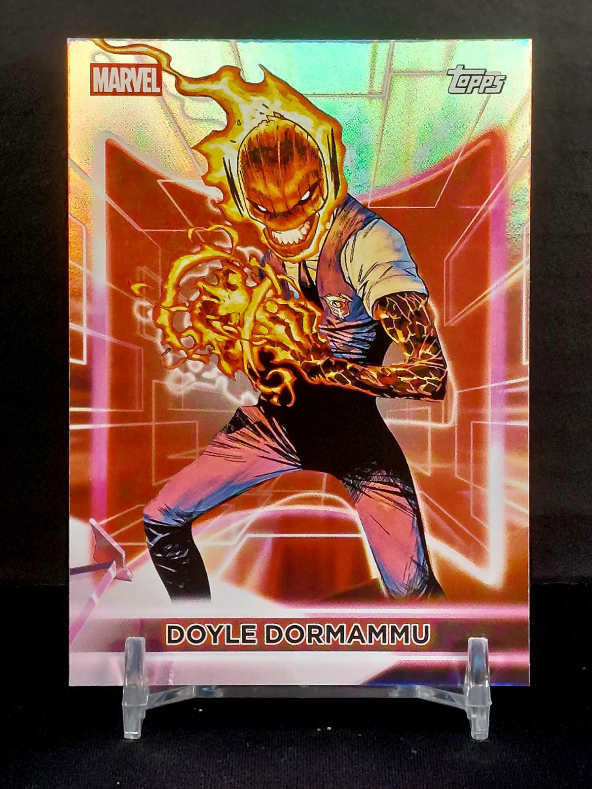 DOYLE DORMAMMU #173 - 2026 Topps Marvel Neon, Rainbow Foil