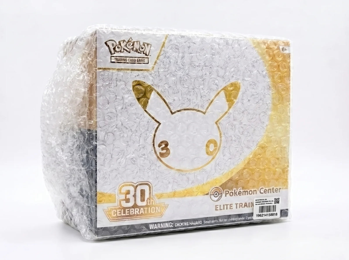 Unsealed / Unshrinked 30th Celebration Pokemon Center Elite Trainer Box