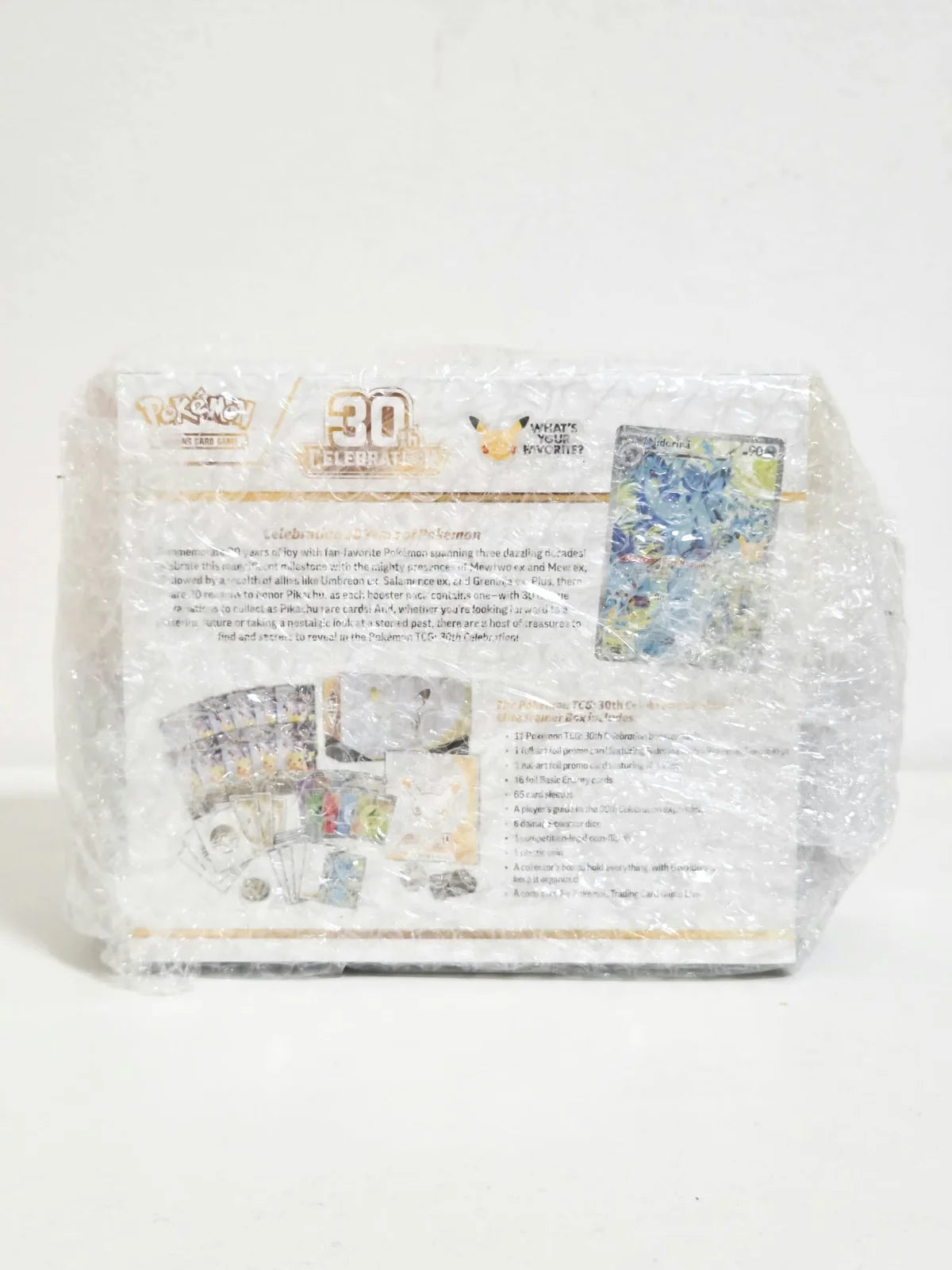 Unsealed / Unshrinked 30th Celebration Pokemon Center Elite Trainer Box