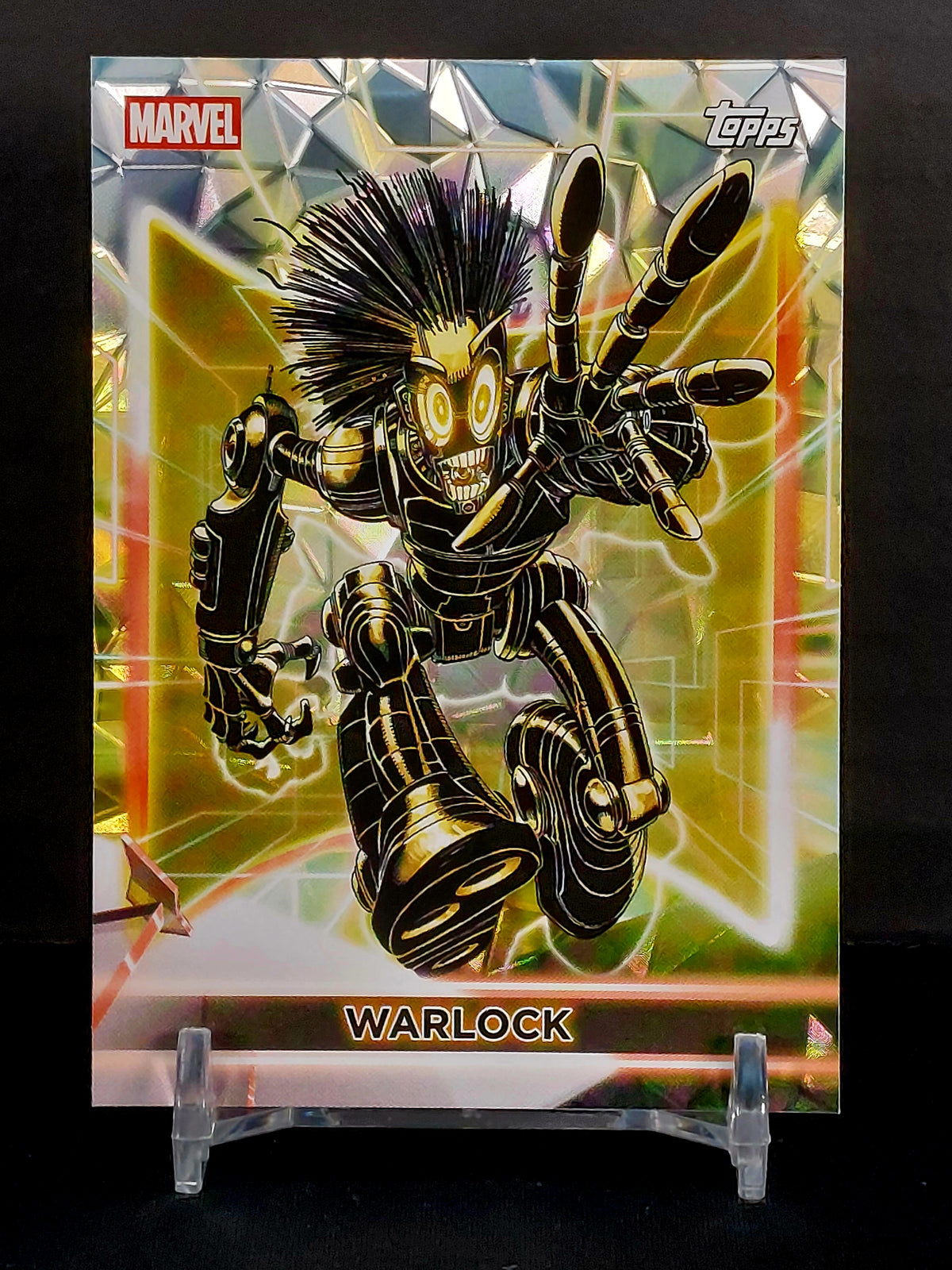 WARLOCK #126 - 2026 Topps Marvel Neon, Diamante Foil