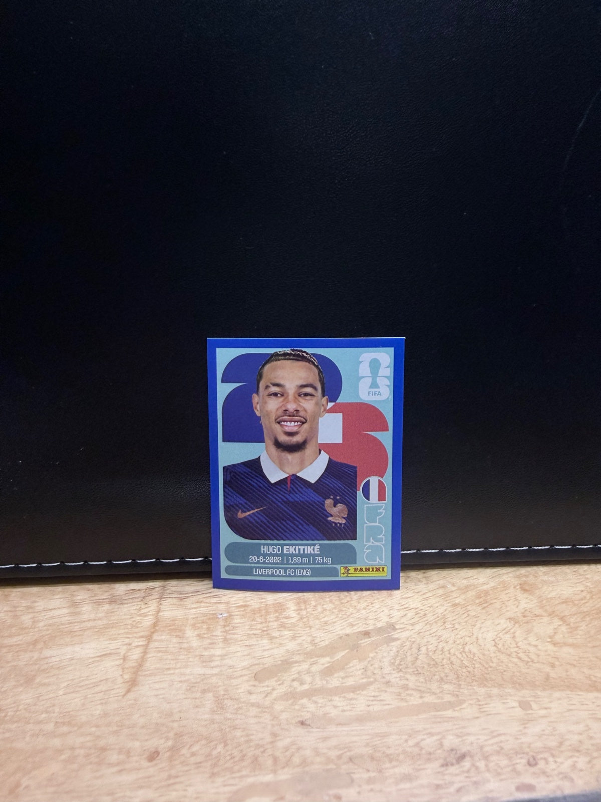 Panini FIFA World Cup 2026 Sticker FRA 19 Hugo Ekitike Blue Parallel US Edition