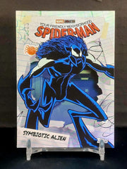 SYMBIOTIC ALIEN #FNS-19 - 2026 Topps Marvel Neon, Your Friendly Neighborhood Spider-Man