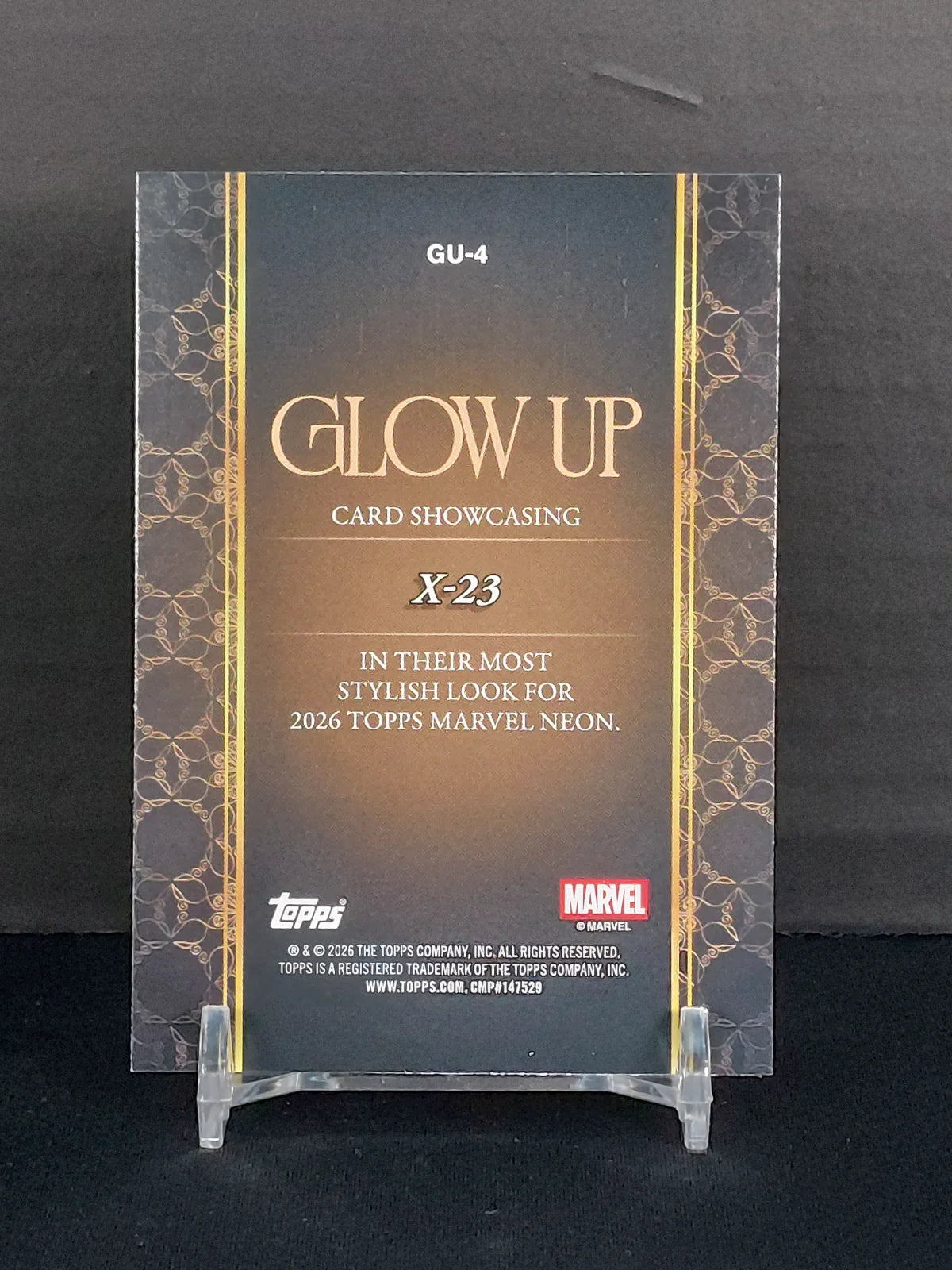 X-23 #GU-4 - 2026 Topps Marvel Neon, Glow Up
