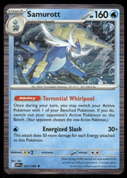 Samurott 023/086 · Holofoil (White Flare)