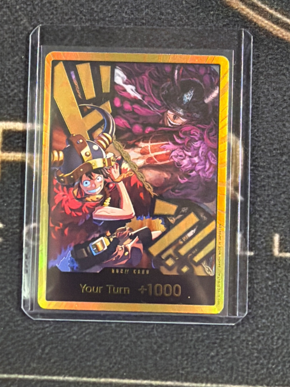 DON!! Card (Alternate Art) (Luffy and Loki) (Gold) (The World's Strongest Warriors)