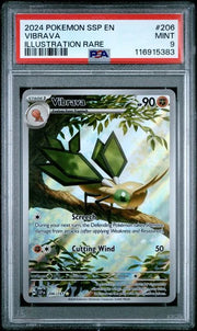 Vibrava 206/191 (Surging Sparks) — PSA 9
