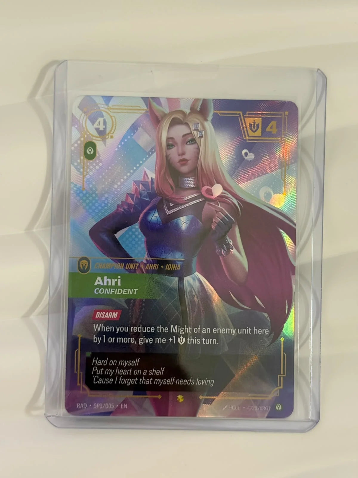 Ahri, Confident (SP) SP1/005 (Radiance)