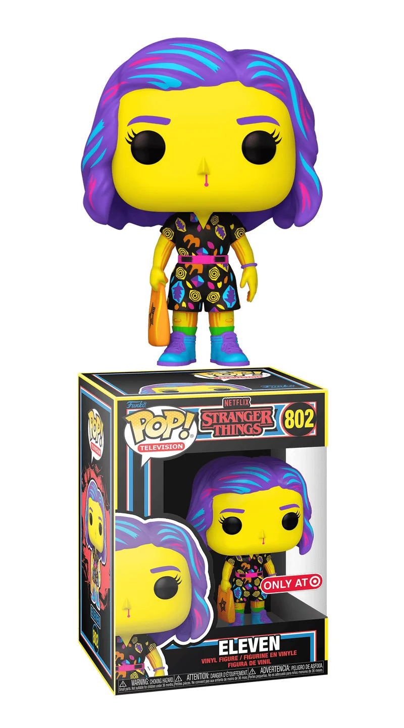Funko POP! Stranger Things - Eleven Mall Outfit #802 (Blacklight) Target Exclusive