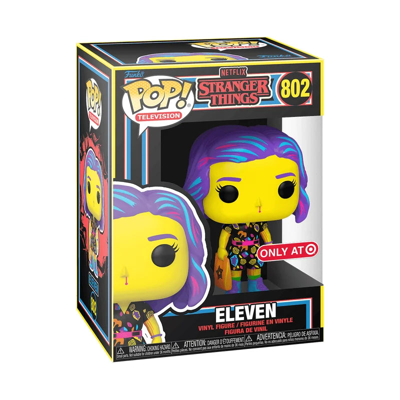 Funko POP! Stranger Things - Eleven Mall Outfit #802 (Blacklight) Target Exclusive
