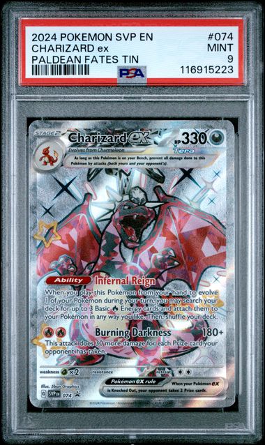 Charizard ex 074 (Scarlet & Violet Promo) — PSA 9