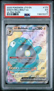 Iono's Bellibolt ex 172/159 (Journey Together) — PSA 5