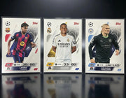 Topps UEFA Champions League Match Attax, Lamine Yamal, Erling Haaland and Kylian Mbappé