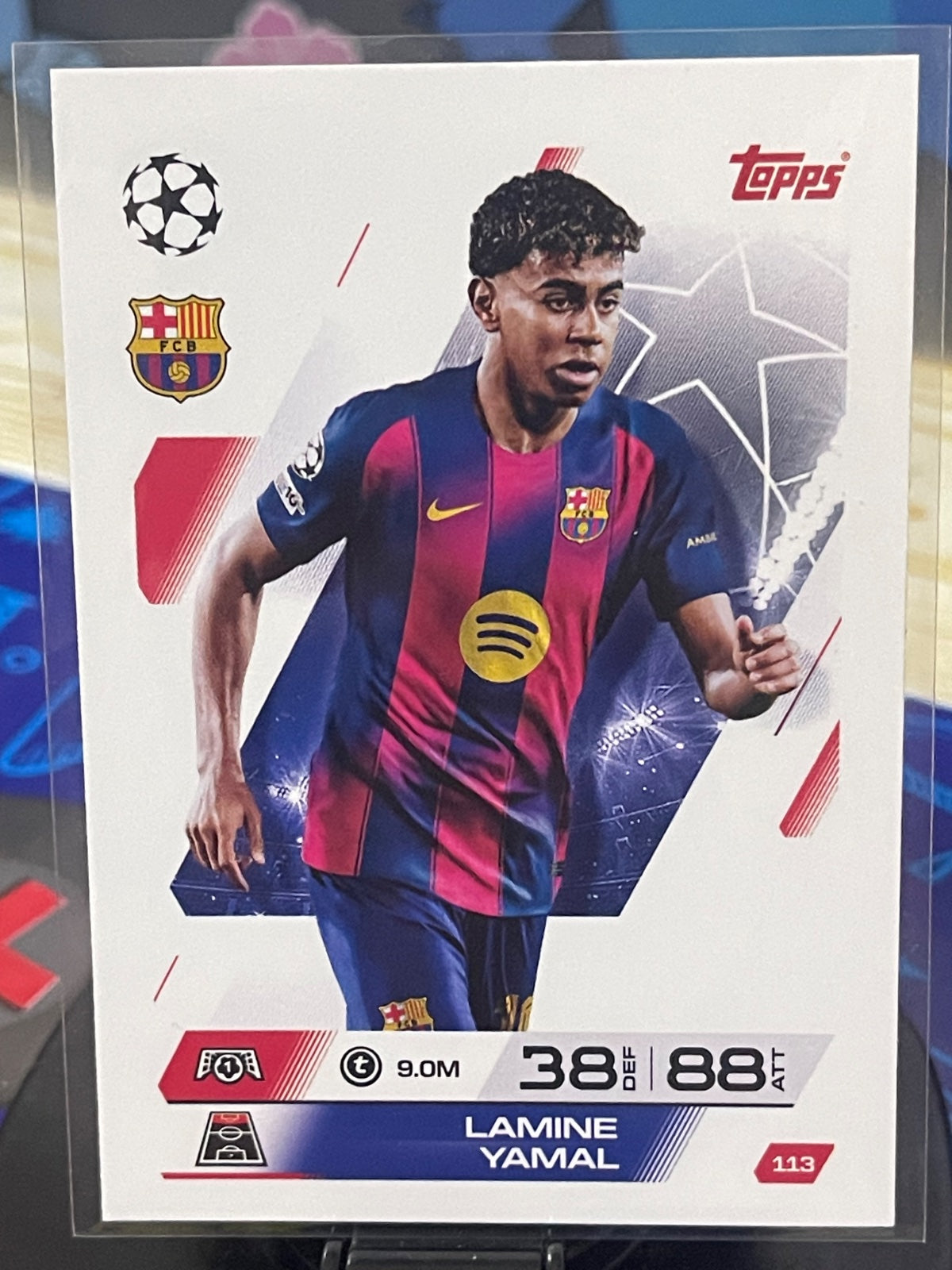 Topps UEFA Champions League Match Attax, Lamine Yamal, Erling Haaland and Kylian Mbappé