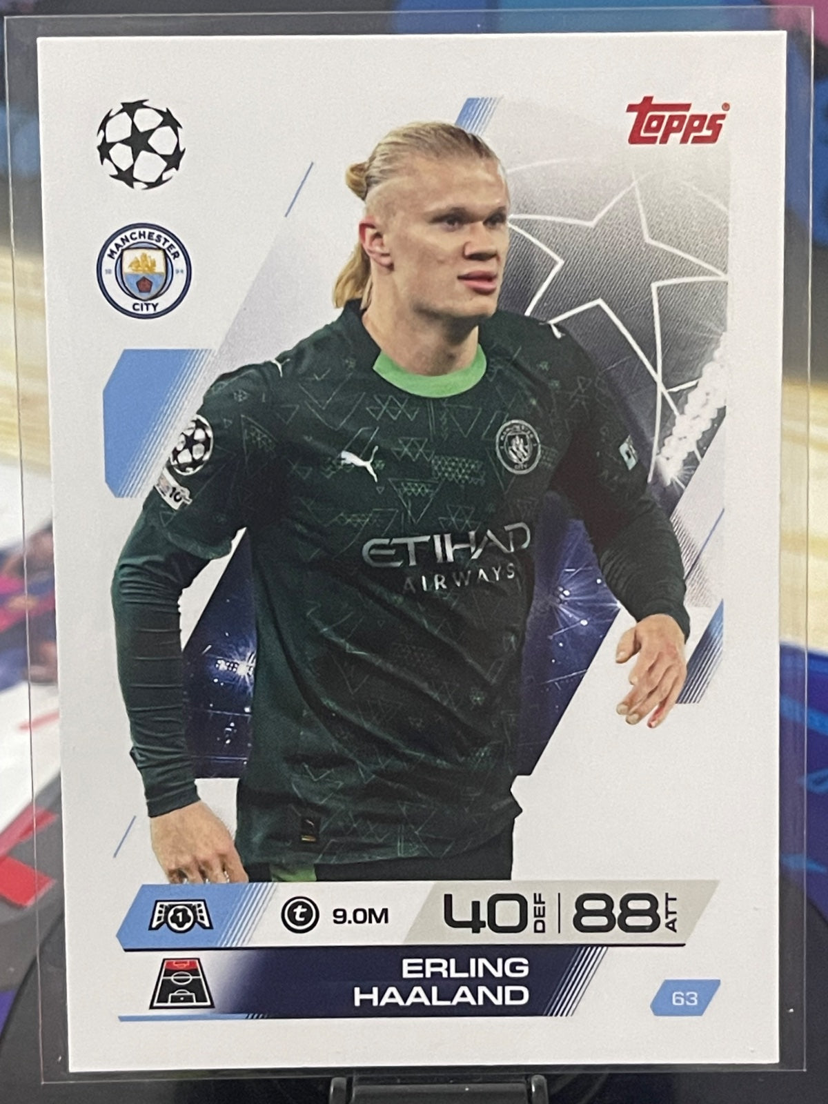 Topps UEFA Champions League Match Attax, Lamine Yamal, Erling Haaland and Kylian Mbappé
