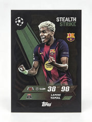 Topps Match Attax 2025/2026 Lamine Yamal Stealth Strike Card (#448)