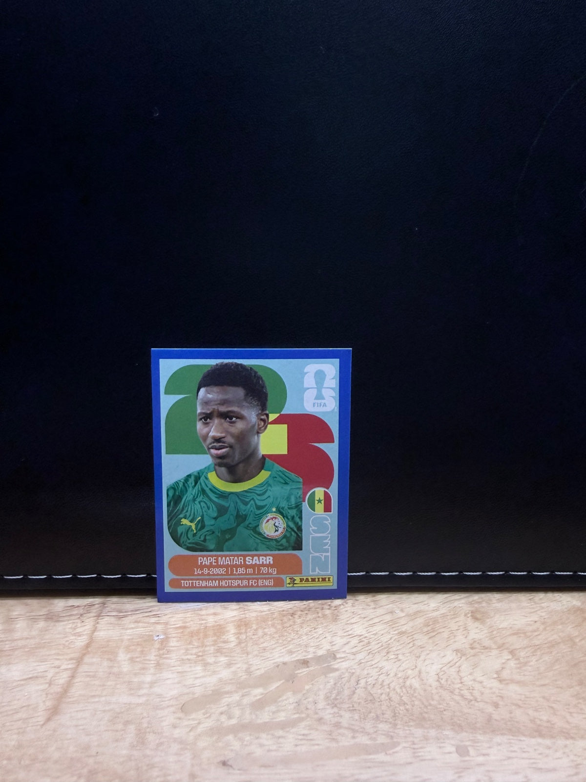 Panini FIFA World Cup 2026 Sticker SEN 10 Pape Matar Sarr Blue Parallel US Edition