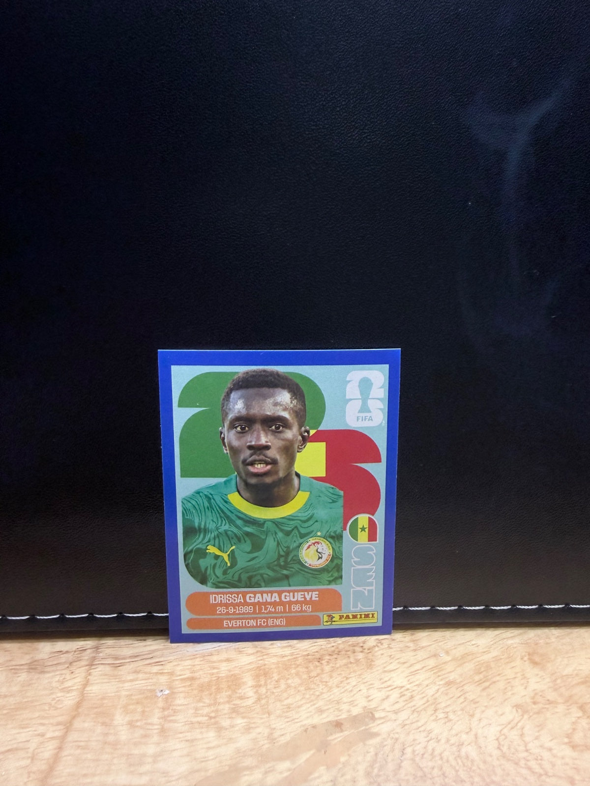 Panini FIFA World Cup 2026 Sticker SEN 9 Idrissa Gana Gueye Blue Parallel US Edition