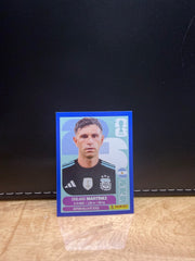 Panini FIFA World Cup 2026 Sticker ARG2 Emiliano Martínez Blue Parallel US Edition
