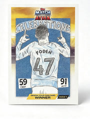 Phil Foden "Design Your Own Card" Winner insert card (#MAW 1)