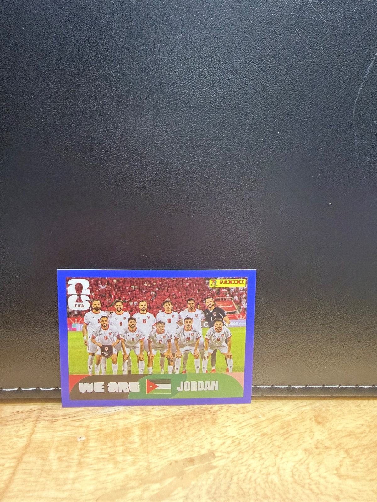 Panini FIFA World Cup 2026 Sticker JOR13 We Are Jordan Team Blue Parallel US Edition