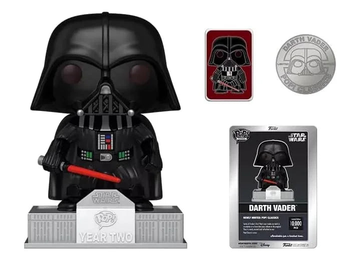 Funko Pop! Classics From the Vault : Star Wars - Darth Vader #01C LE 10,000 Pcs Funko Shop Exclusive