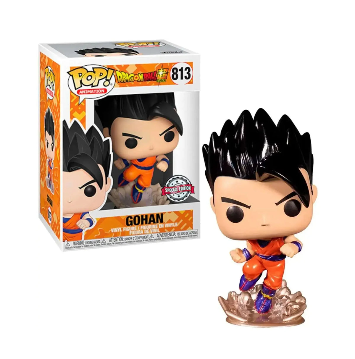 Funko Pop! Animation : Dragon Ball Super- Gohan (METALLIC) #813 Special Edition