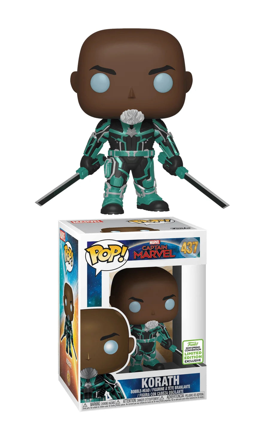 Funko Pop! Marvel : Captain Marvel - Korath #437 2019 Spring Convention Limited Edition Exclusive