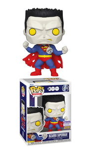 Funko Pop! Heroes : WB 100 Bizarro Superman # 474 2023 Summer Convention Shared Exclusive