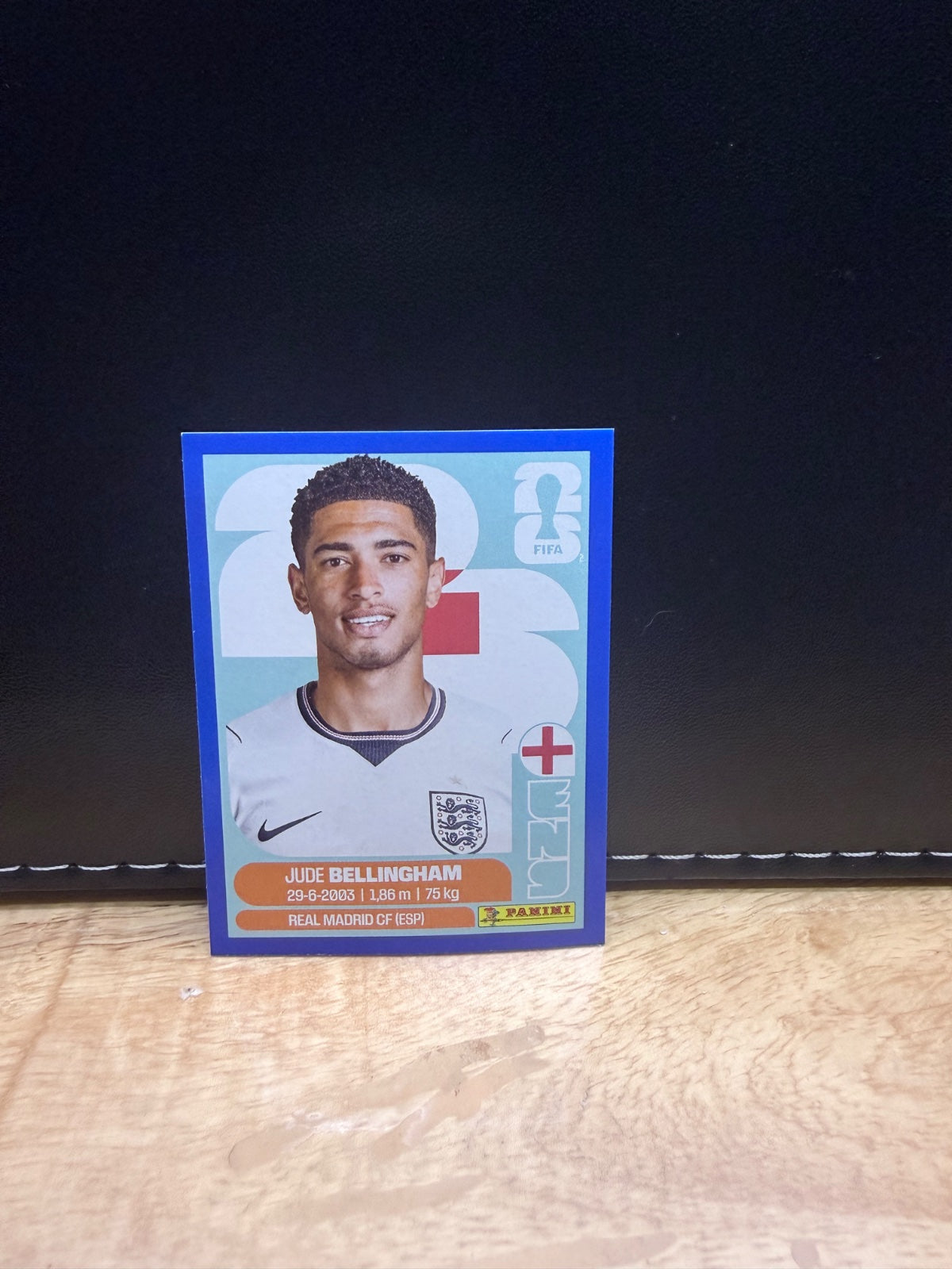 Panini FIFA World Cup 2026 Sticker ENG 11 Jude Bellingham Blue Parallel US Edition