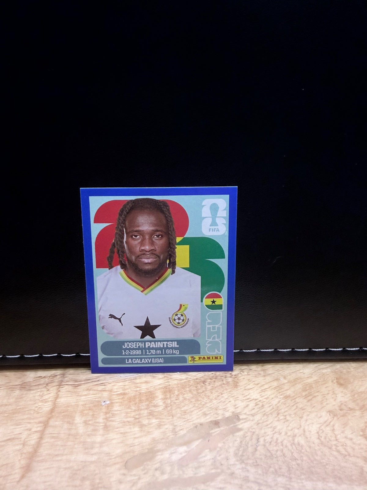 Panini FIFA World Cup 2026 Sticker GHA 18 Joseph Paintsil Blue Parallel US Edition