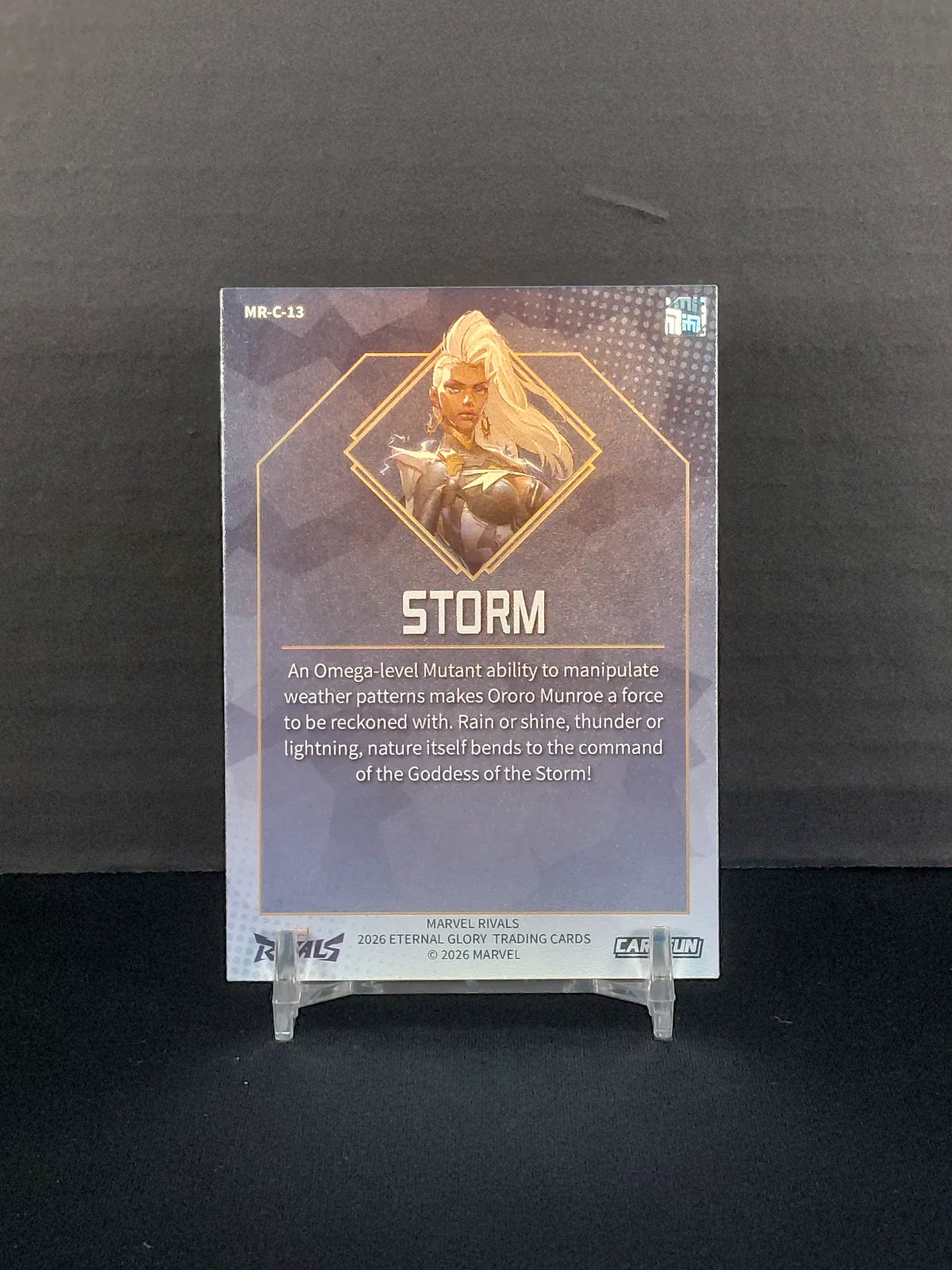 STORM #MR-C-13 - 2026 CardFun Marvel Rivals: Eternal Glory, Hero Roles Series