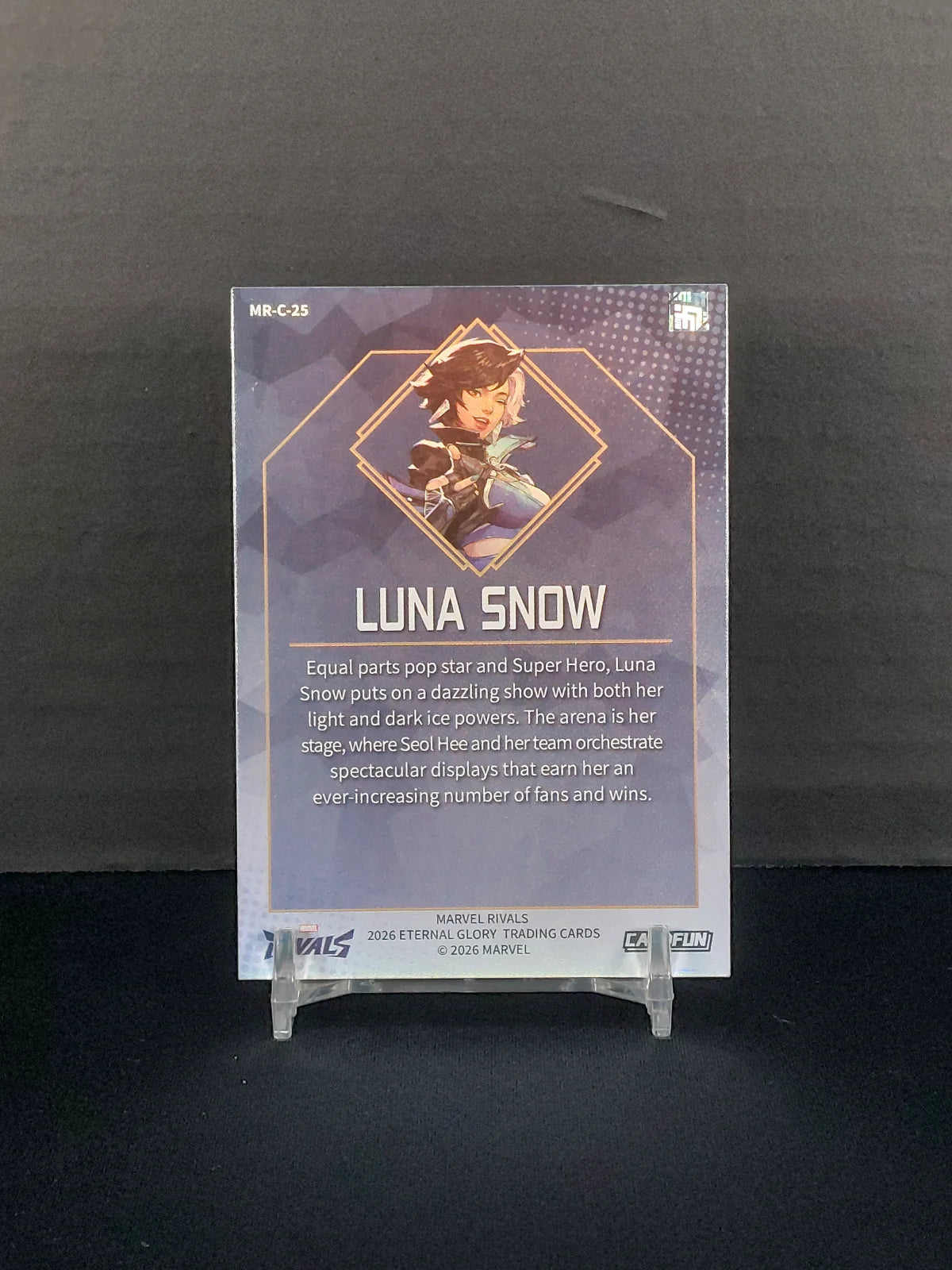 LUNA SNOW #MR-C-25 - 2026 CardFun Marvel Rivals: Eternal Glory, Hero Roles Series