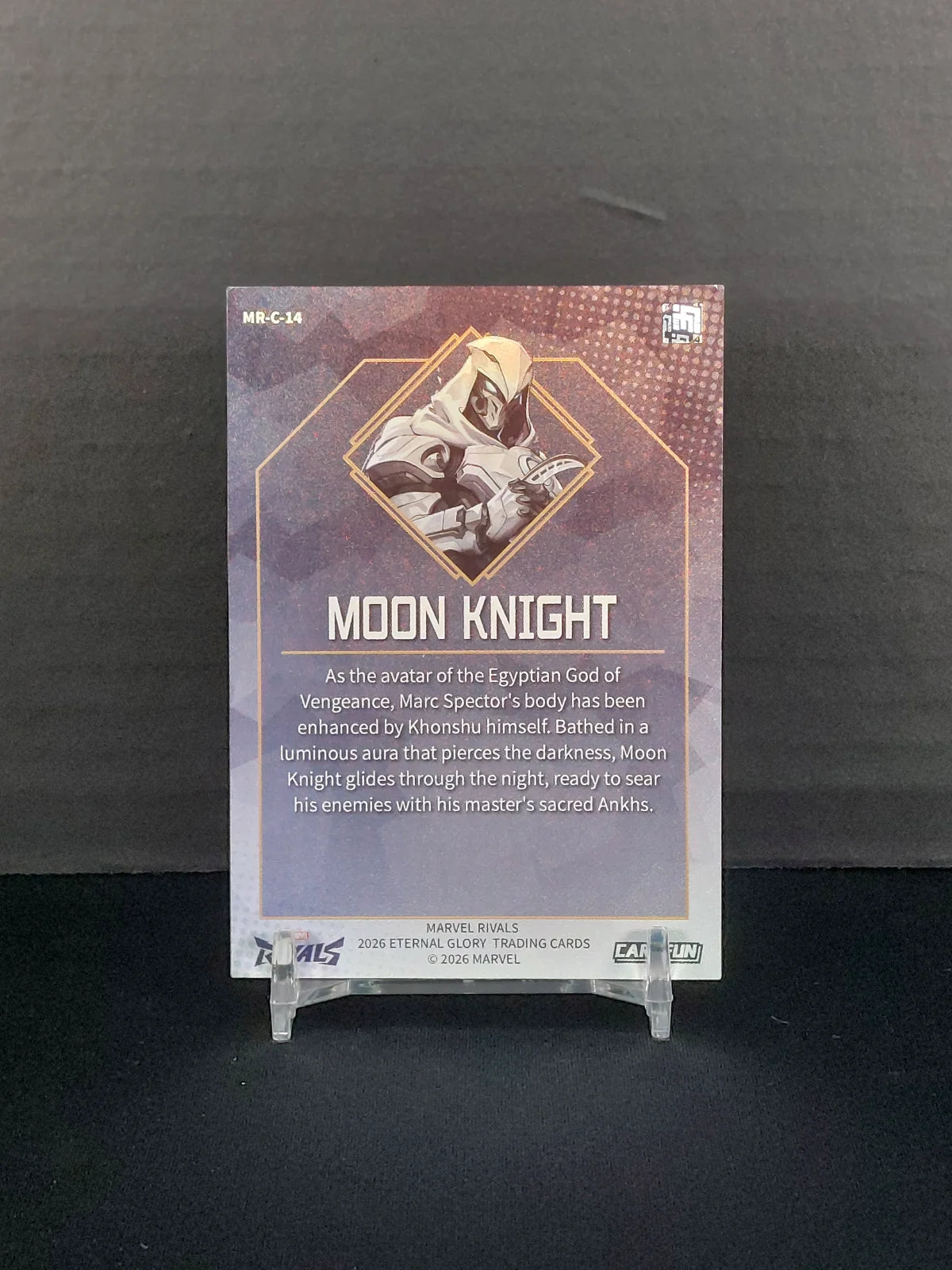MOON KNIGHT #MR-C-14 - 2026 CardFun Marvel Rivals: Eternal Glory, Hero Roles Series
