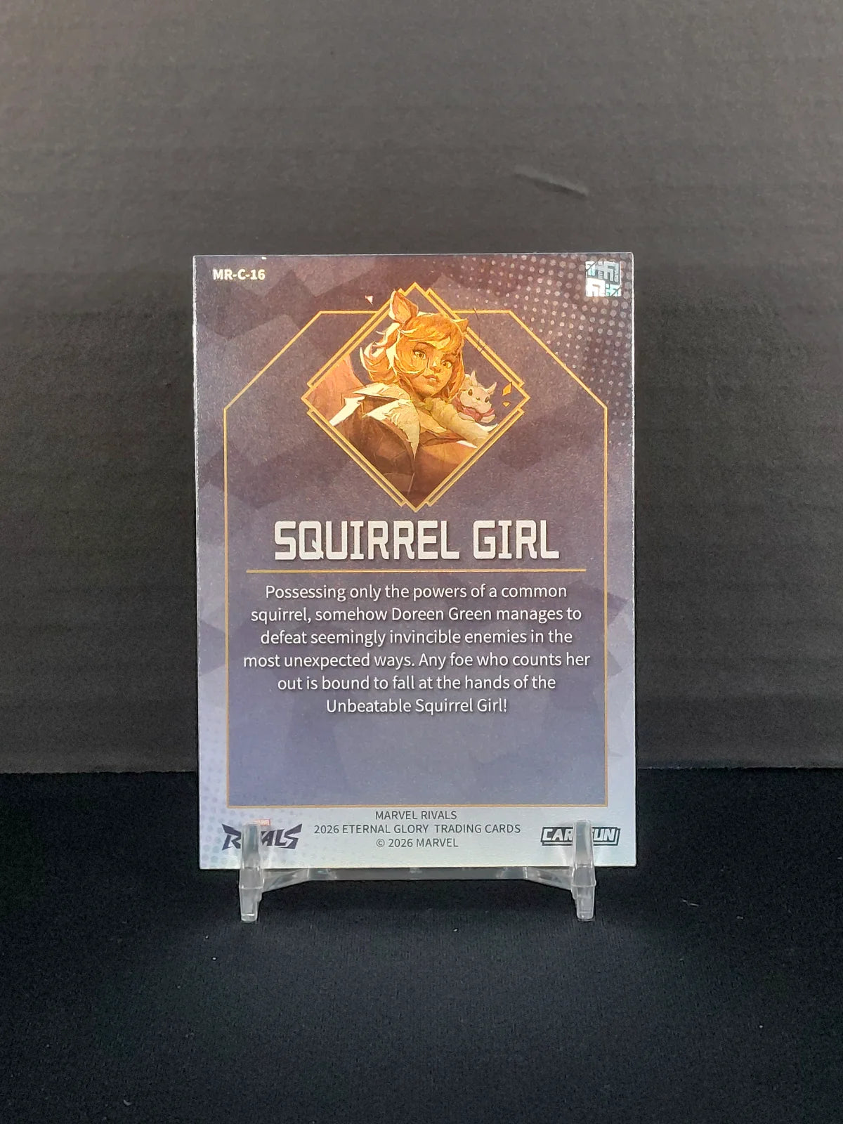 SQUIRREL GIRL #MR-C-16 - 2026 CardFun Marvel Rivals: Eternal Glory, Hero Roles Series